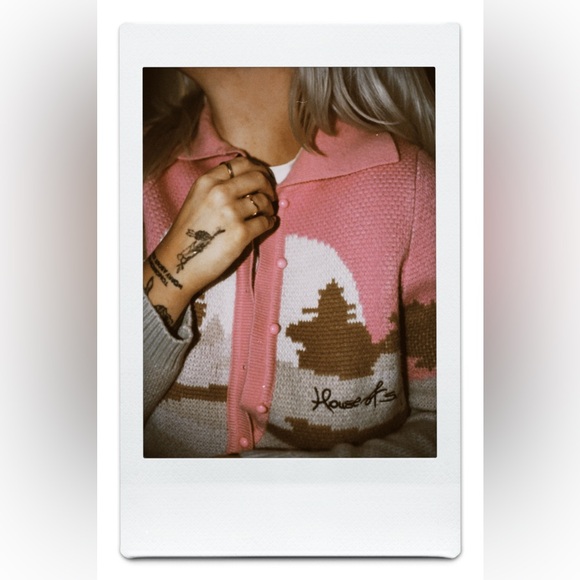 House of Sunny Daybreak Knit Cardigan - pink - US Size 8 - $145 MSRP - Picture 3 of 14